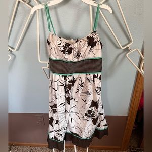 Junior’s Speechless dress size 9 teal brown white
